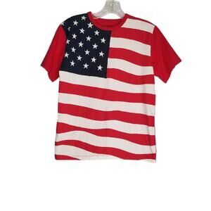 Place Short Sleeve American Flag T-shirt, Youth Sz XL 14/16
